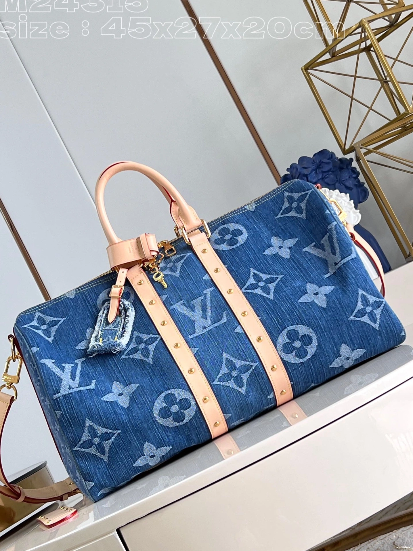 Cheap 45 LOUIS BANDOULIÈRE VUITTON KEEPALL 0821